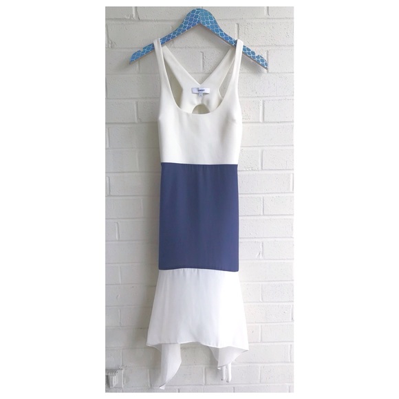 Revolve Likely Color Block Chiffon Cut Out Dress - Picture 10 of 10